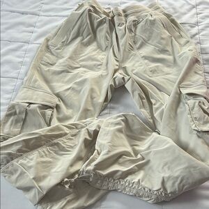 Lululemon Athletica Cream Cargo Pants
